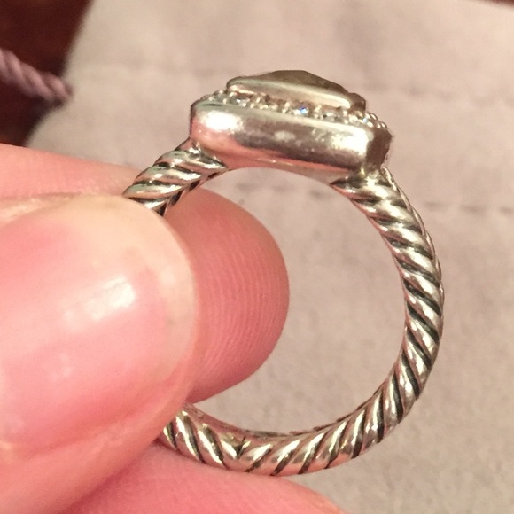 David Yurman Petite Albion Ring Citrine Size 5 - Picture 3 of 6